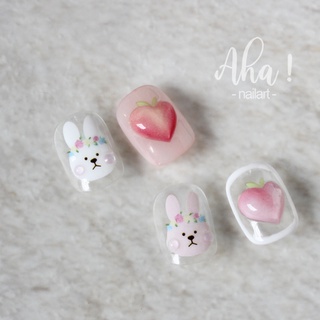 Sticker 3D Bé Thỏ - Hình Dán Móng Aha! 010