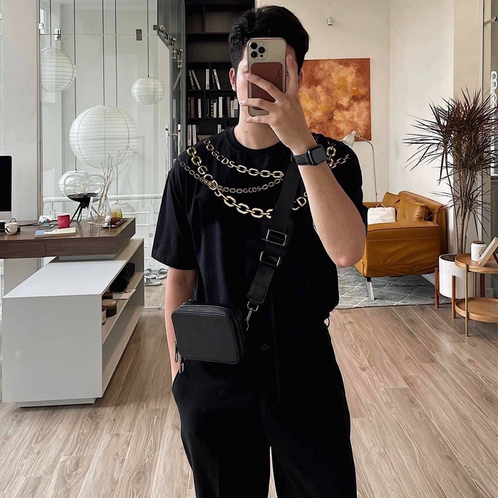 Áo thun unisex ngẫu nhiên form rộng chất 100% coton thoáng mát