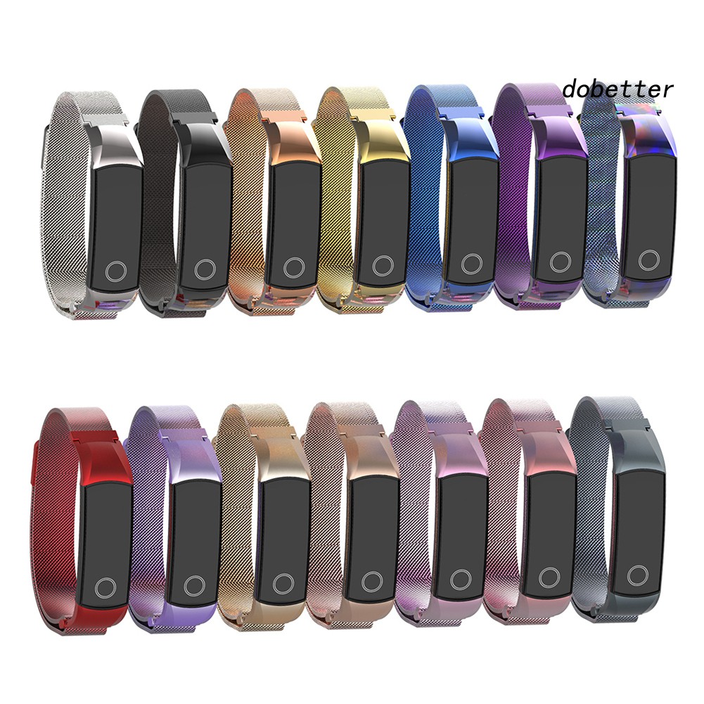 Dây Đeo Inox Thay Thế Cho Đồng Hồ Thông Minh Huawei Honor Band 4 / 5