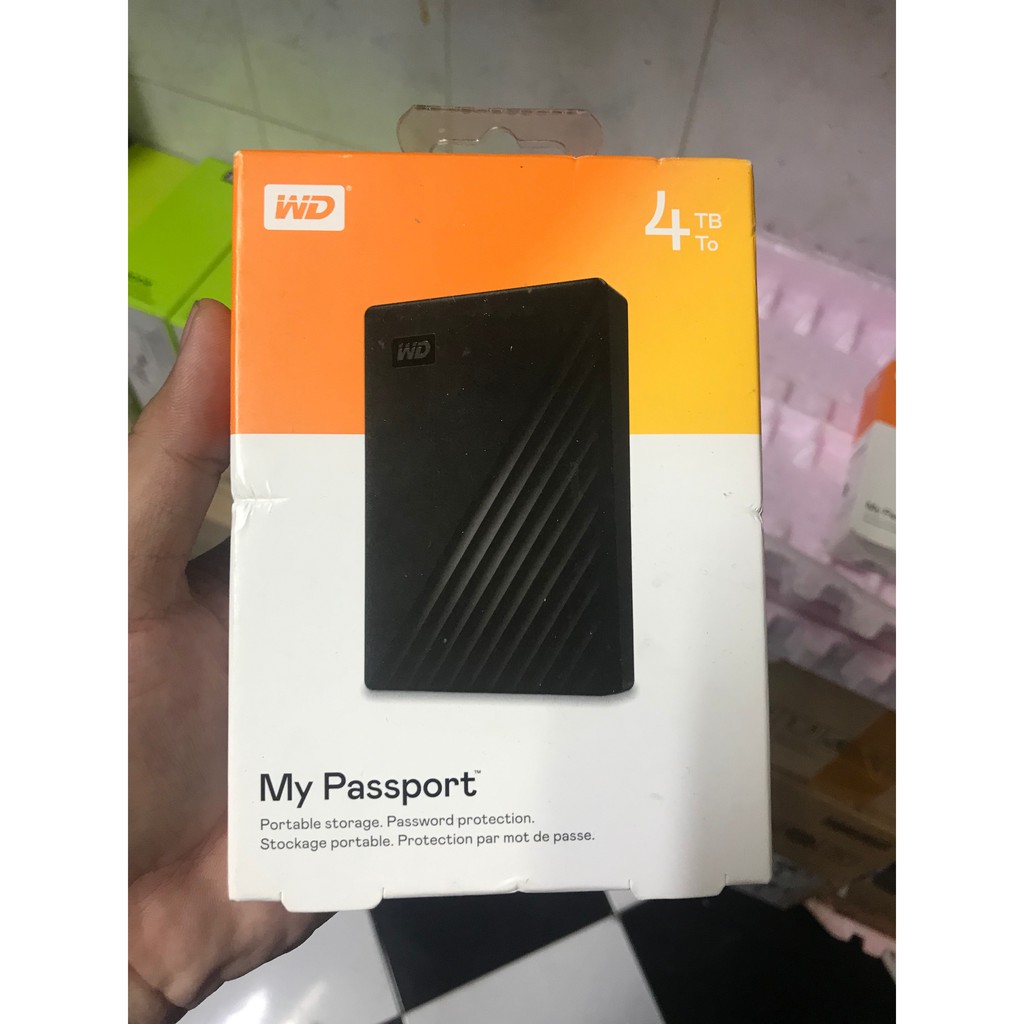 Ổ cứng di động HDD 4TB Western My Passport Portable 2.5"