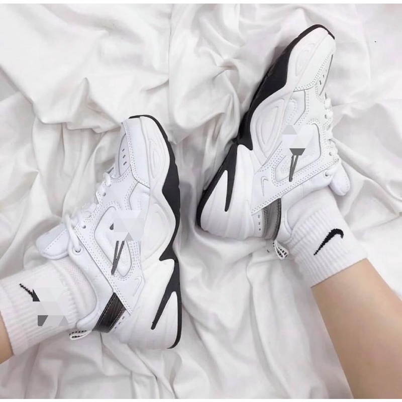 GIÀY THỂ THAO SNEAKER M2K GÓT ĐEN, M2K GÓT CAM ẢNH THẬT TỰ CHỤP SC 1:1 +FREESHIP