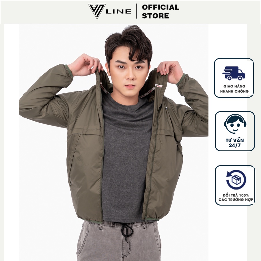 Áo khoác gió unisex, áo khoác mỏng 2 lớp chống nước cao cấp VNLINE - AKGTM