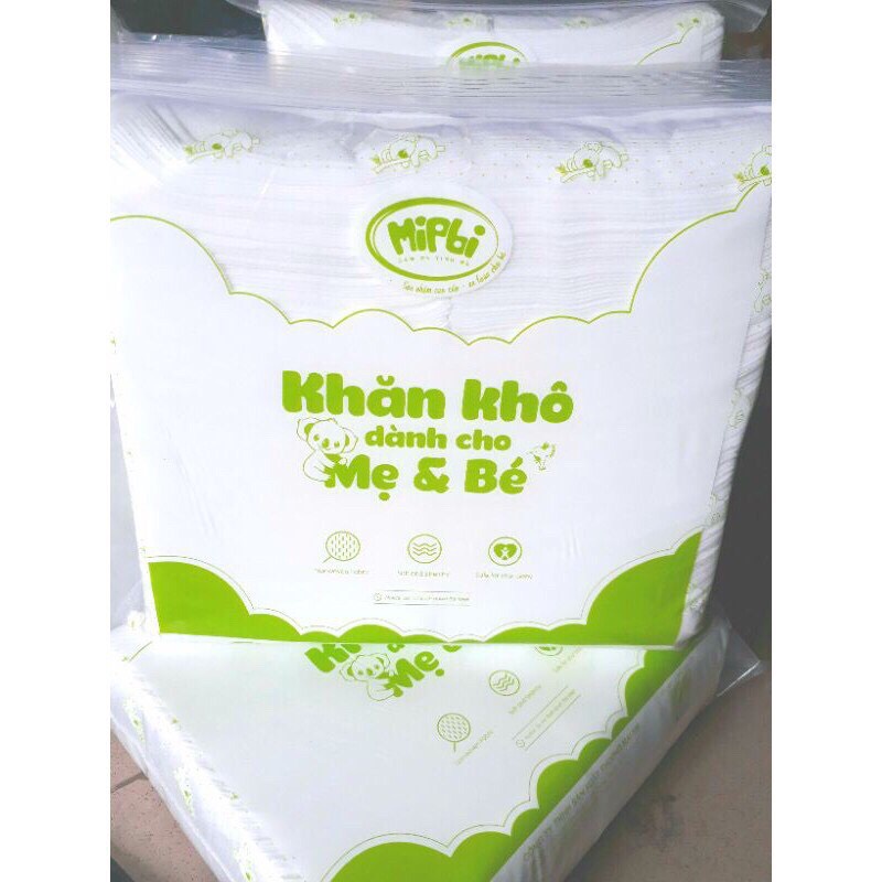 Khăn vải khô đa năng cao cấp Mipbi 600gram cho mẹ và bé