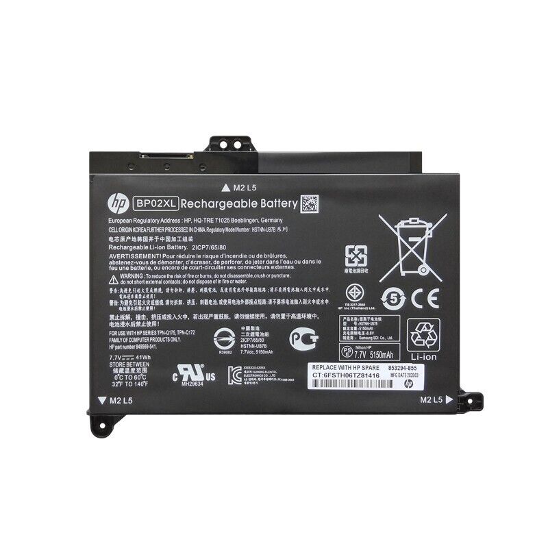 Pin zin laptop HP Pavilion 15-AU seri 15-AU034 15-AU040WM 15-AU093 BP02XL mới 100%