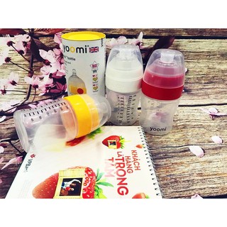 Bình Sữa Cao Cấp PP Yoomi 140ML/ 240ML (CHÍNH HÃNG) CHO BÉ (Y15B.YCCW)