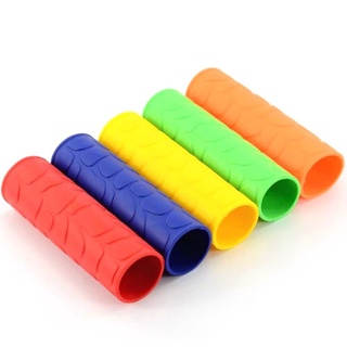 Vỏ bọc tay lái xe mô tô HEALMEYOU chất liệu cao su silicone mềm chống trượt với nhiều màu tùy chọn