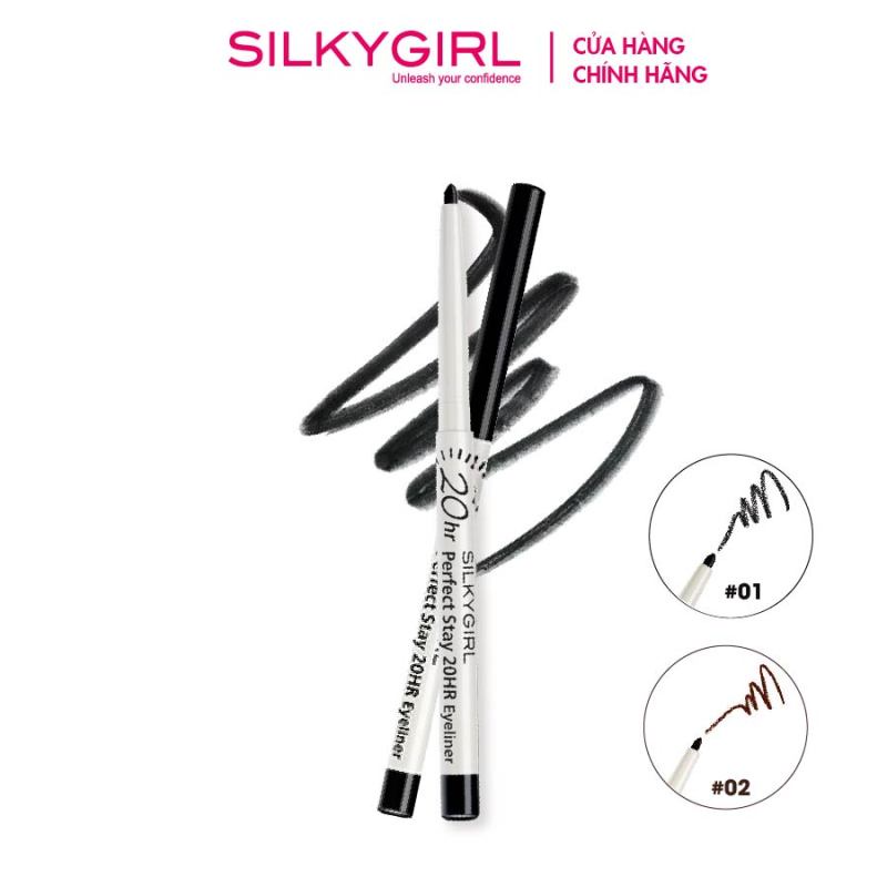 Chì Kẻ Viền Mắt SilkyGirl Perfect Stay 20HR Eyeliner 0.28g