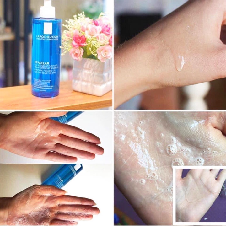 Sữa Rửa Mặt La Roche Posay, Cho Da Dầu Mụn Nhạy Cảm Dưỡng Sáng Da Làm Mềm Da Sạch Sâu Se Khít Lỗ Chân Lông
