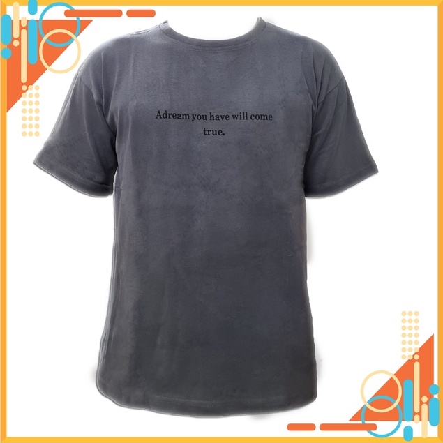 Áo thun nam cổ tròn tay lỡ form rộng, áo phông nam nữ MSP84544 | BigBuy360 - bigbuy360.vn