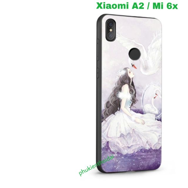 Ốp lưng Xiaomi Mi 6x / Mi A2 FREESHIP Từ 50k dẻo TPU in 3D cao cấp