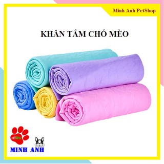 Khăn Tắm Siêu Thấm Nước Chó Mèo