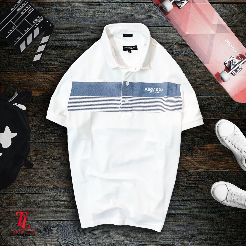 ÁO THUN NAM CAO CẤP CỔ BẺ P1982 | BigBuy360 - bigbuy360.vn