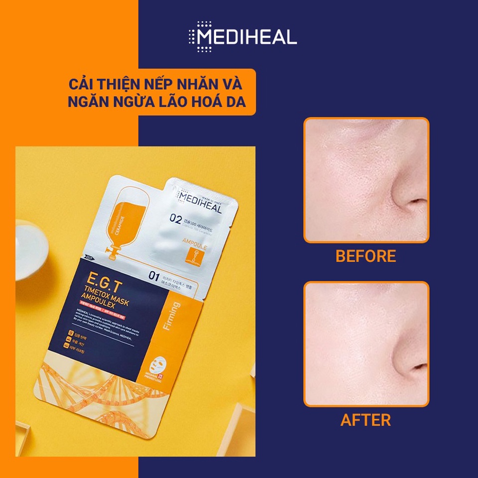 Mặt nạ Mediheal Essential Mask, mặt nạ dưỡng da 2 bước Hàn Quốc cấp ẩm phục hồi da