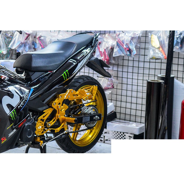 Tem trùm exciter 150 ♦FREESHIP♦ movistar đen trắng mẫu mới, độ team trùm decal xe máy ex dán đời 2015-2020