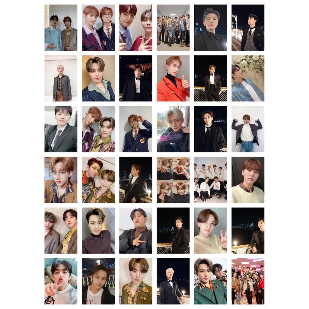 Lomo card 108 ảnh Seventeen - Twitter cập nhật 2412