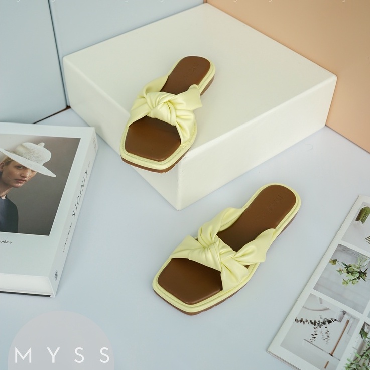 Dép bệt xoắn nơ giữa thời trang MYSS - DE96