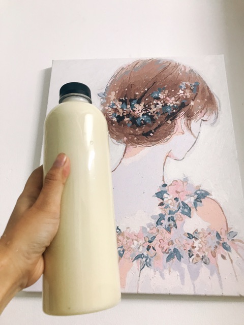 Chai nhựa pet 1000 ml (1lit) kèm nắp fi 28 dáng dài