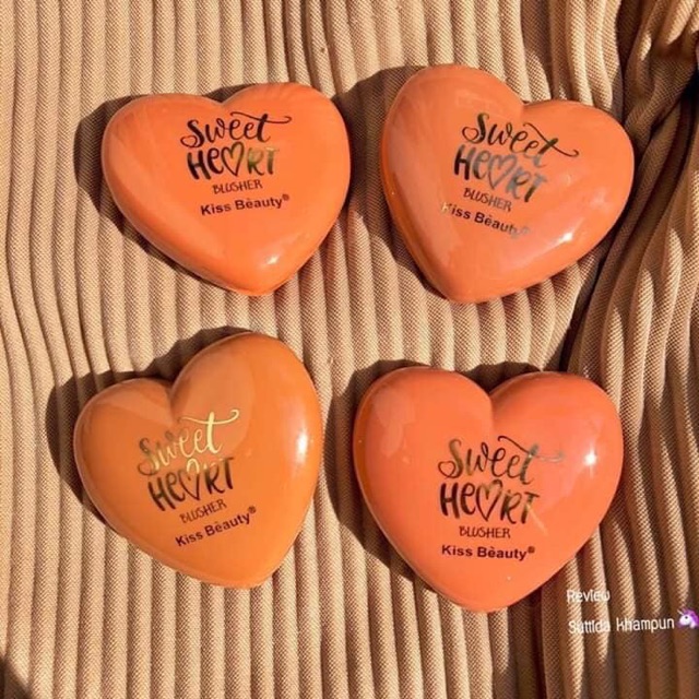 Phấn má hồng tone cam Kiss Bèauty Sweet Heart Blusher | BigBuy360 - bigbuy360.vn