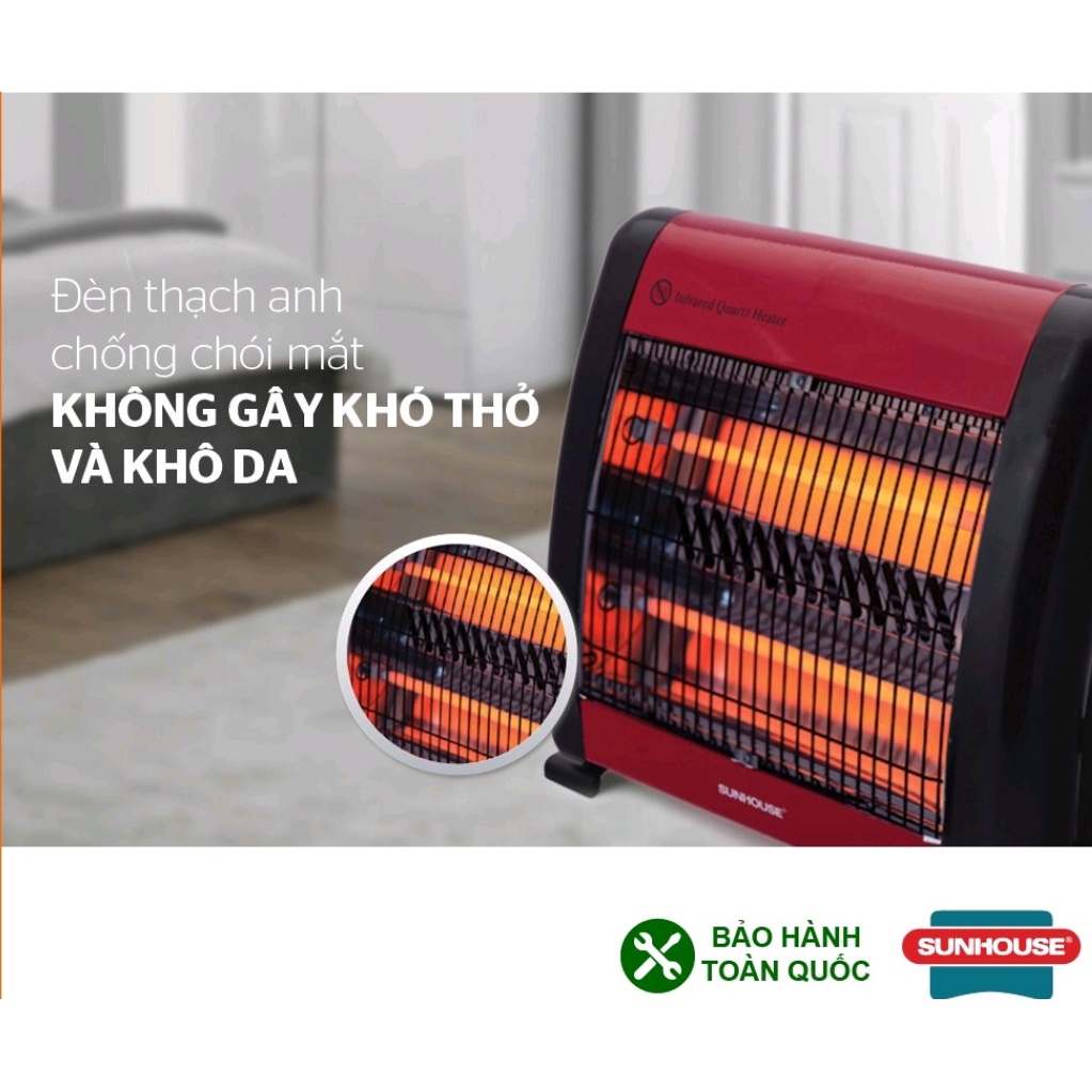 [BẢO HÀNH 12 THÁNG] Máy sưởi sunhouse SHD7013, tốc độ làm ấm nhanh, tỏa nhiệt đều.