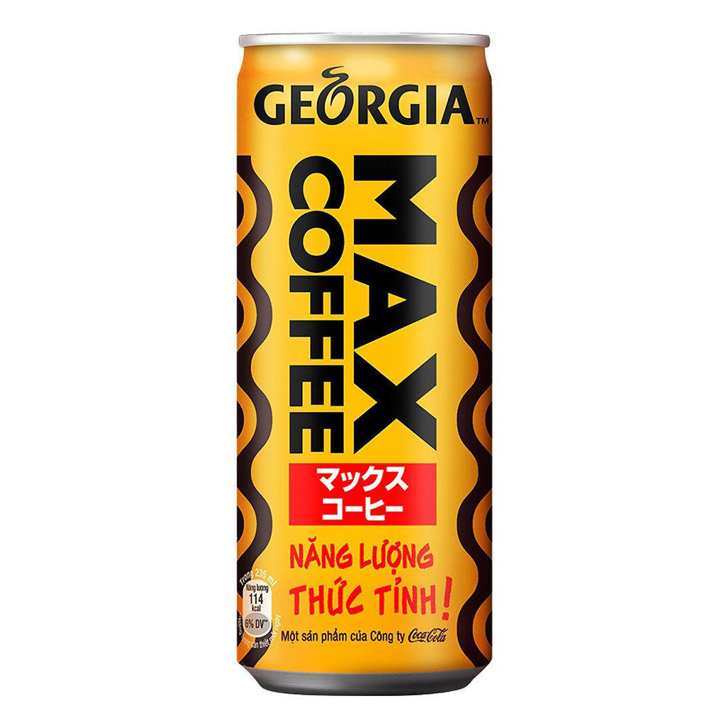 Cà phê sữa lon Georgia Max Coffee