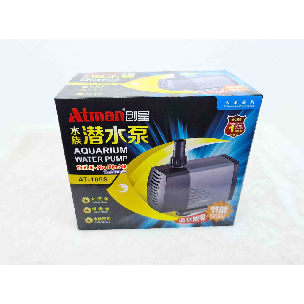 Atman AT-105S Máy bơm nước bể cá atman 105 hồ cá cảnh Atman 105s