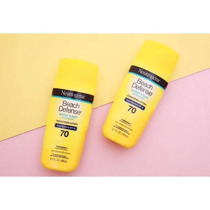 Kem Chống Nắng Neutrogena Beach Defense Water + Sun Protection Sunscreen Lotion 198ml