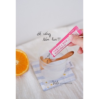 Cốc, Ly Thủy Tinh Collagen Lựu Đỏ