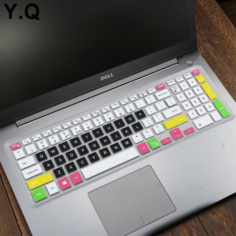 Vỏ bọc bàn phím máy tính Dell Inspiron 15 3000 Ins 15-3567 bằng silicon mềm siêu mỏng 15.6 inch