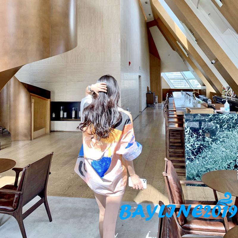 Áo Sơ Mi Tay Dài Họa Tiết Màu Nhuộm Thời Trang Cho Nữ | BigBuy360 - bigbuy360.vn