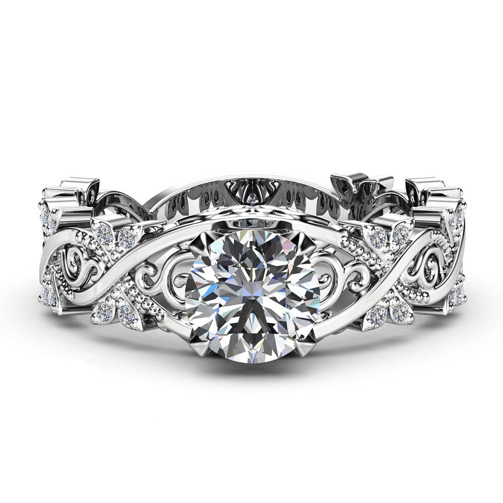 Nhẫn Đeo Tay Kim Loại Đính Đá Thời Trang Cho Nữ