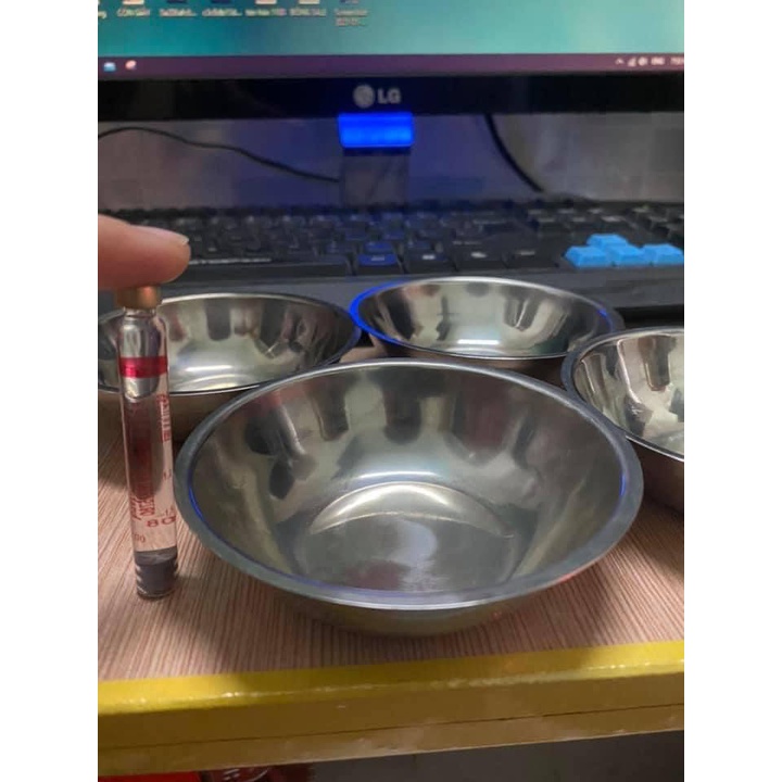 Chén Inox Y Tế Vinh Tấn (hoặc tương đương) | Sâu, Cạn, Chén số 2, Chén số 3, Inox 304 Cao Cấp -VT0137