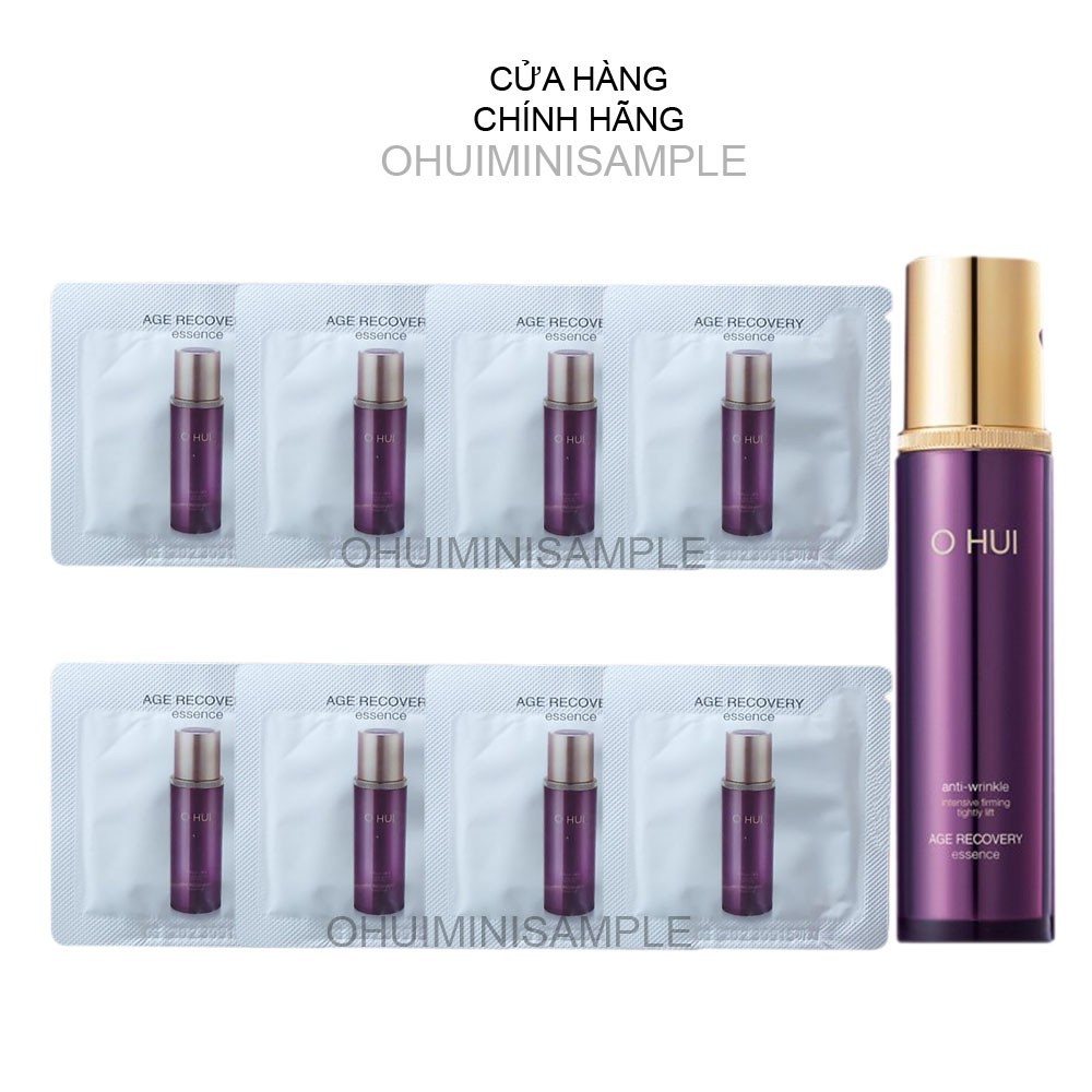 Gói Sample Tinh Chất Chống Lão Hóa, Cải Thiện Nếp Nhăn Ohui Age Recovery Essence