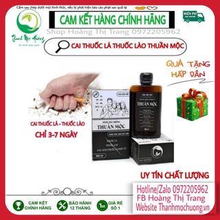 NƯỚC SÚC MIỆNG CAI THUỐC LÁ-THUỐC LÀO THUẦN.MỘC