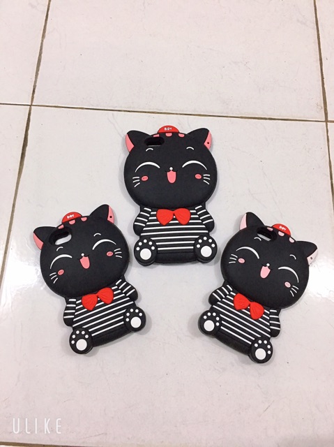 Ốp Cao Su Mèo Ip 6Plus,6SPlus