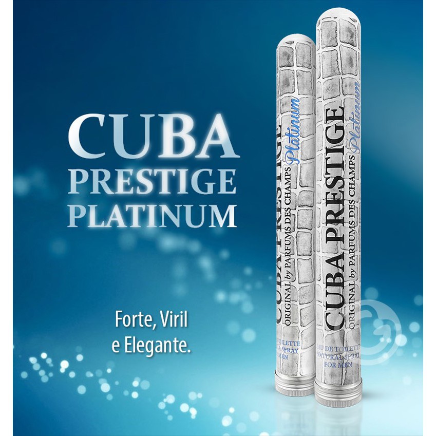 Nước hoa nam Cuba Platinum loại 35ml, hàng chính hãng nhập Mỹ (Tặng kèm khẩu trang vải)