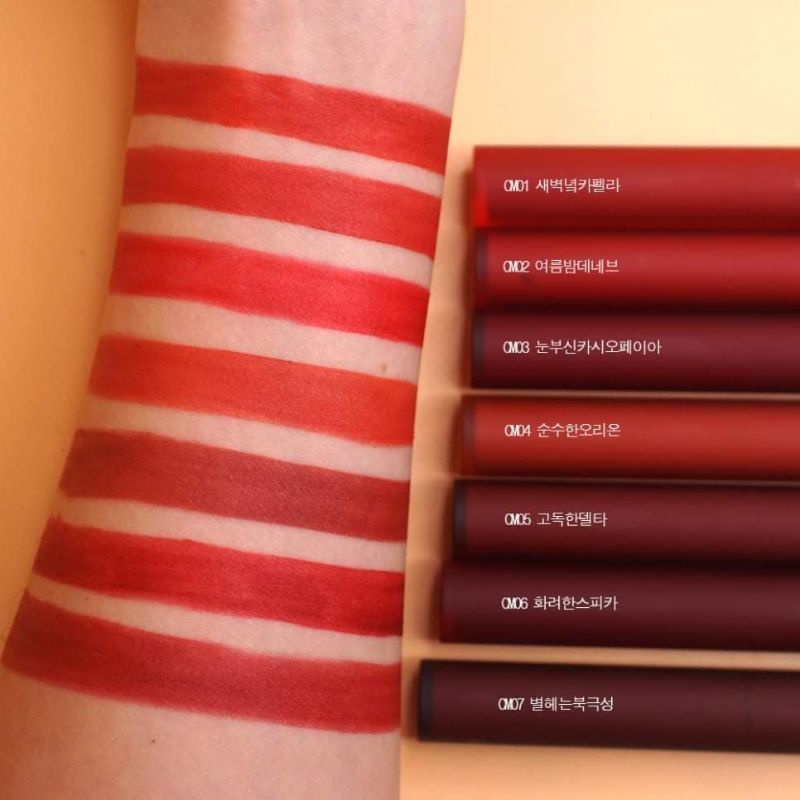 Son black rouge bản mới Cream matt rouge CM Sẵn 05.06.cam kết chuẩn auth 100 %