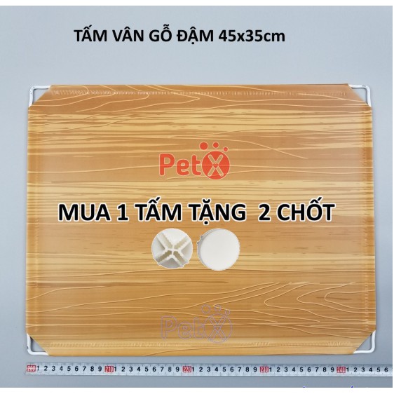 Tấm Ghép Nhựa (nhiều màu) 45x35cm Dùng Cho Tủ Ghép, Làm Quây Chuồng Thú Cưng, Chó, Mèo (TẶNG Kèm Chốt Nối)