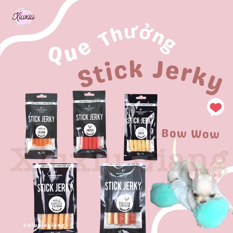 Que Thưởng Cho Chó BowWow Stick Jerky - HQ - Xiuxiu Giang