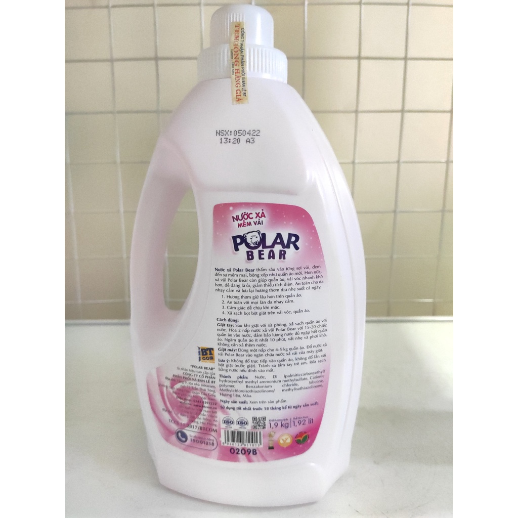 NƯỚC XẢ LÀM MỀM VẢI POLAR BEAR 1.9KG