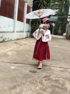 Hán phục cách tân cho bé. ( hàng ord)