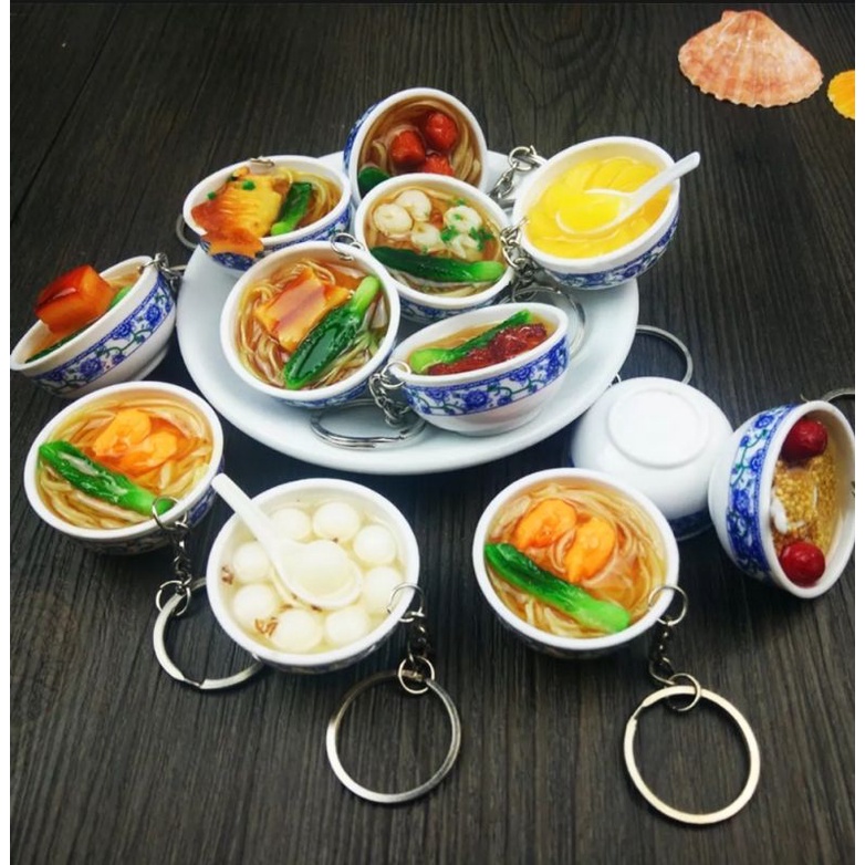 Móc khóa đồ ăn - Minifood - Mô hình thức ăn cho búp bê