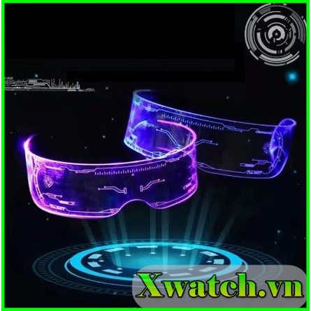 Kính phát sáng gắn đèn LED cho các buổi tiệc