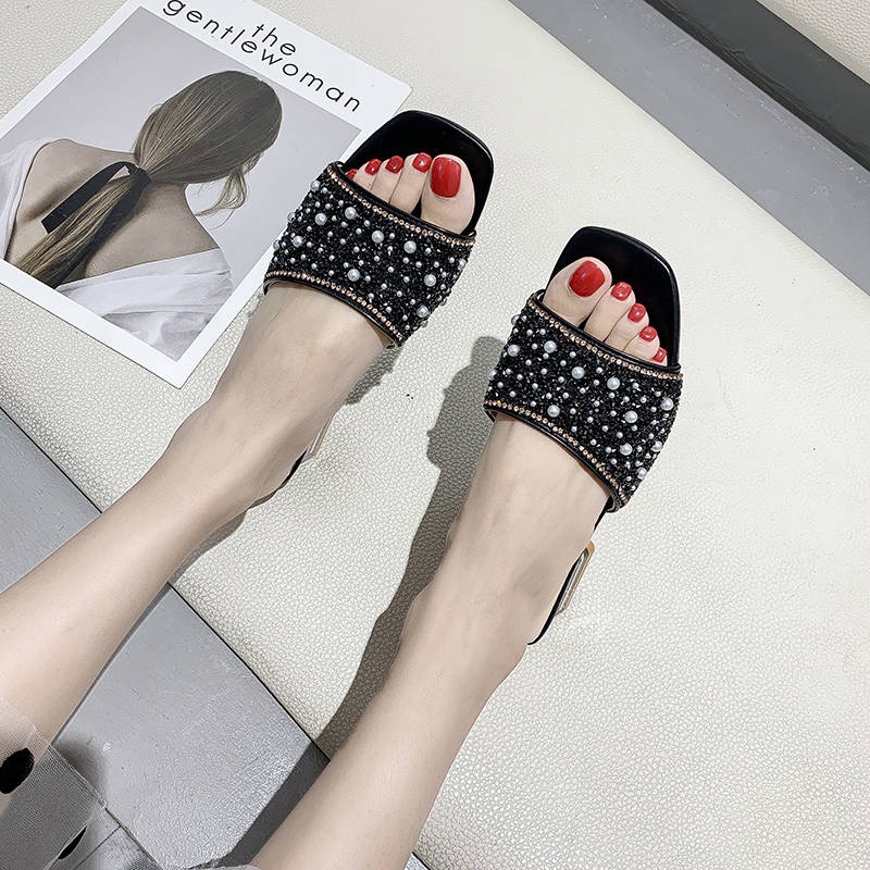 Dép Sandal Đế Mềm Đính Nơ Phong Cách Hàn Quốc