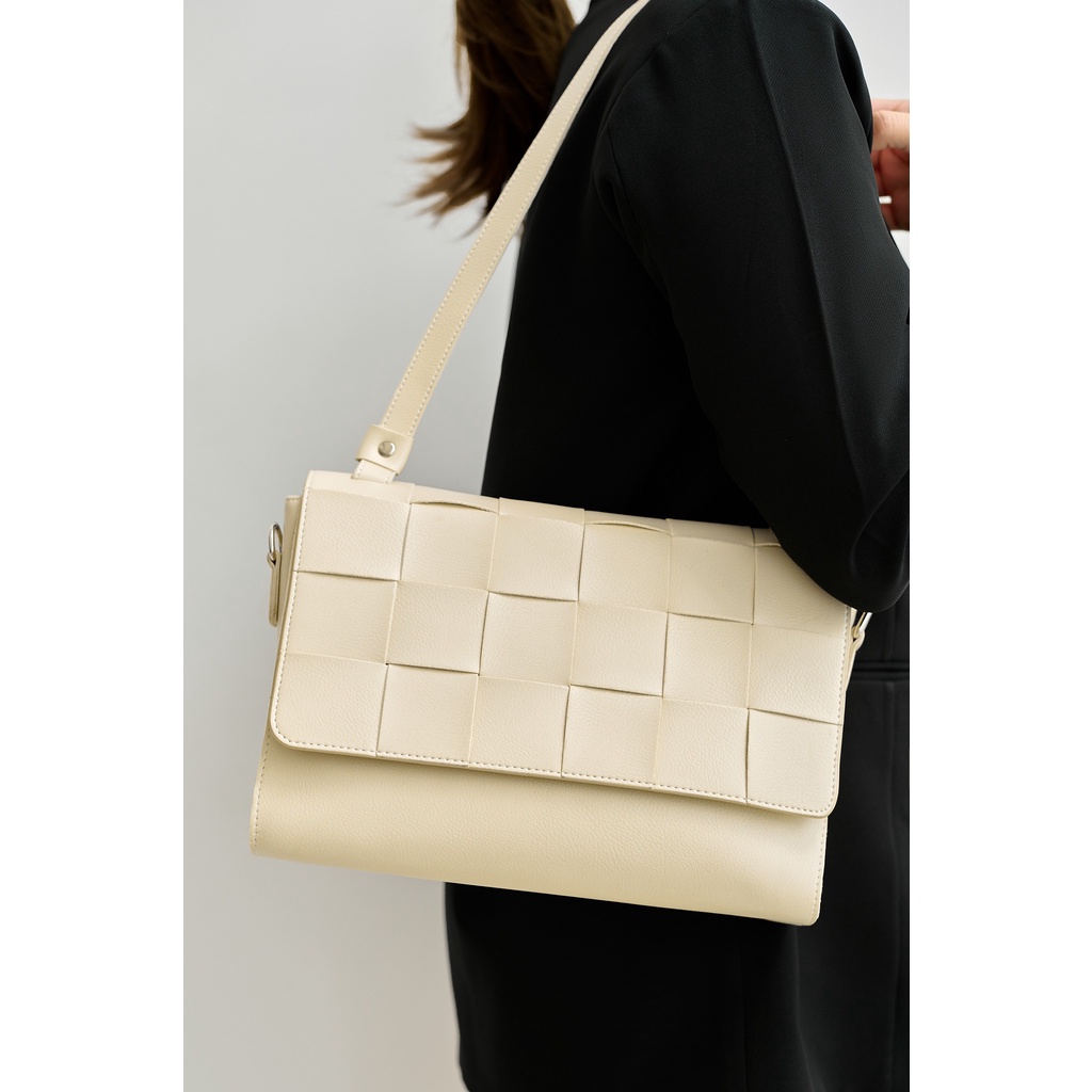 OLV - Túi Creamy Woven Shoulder Bag