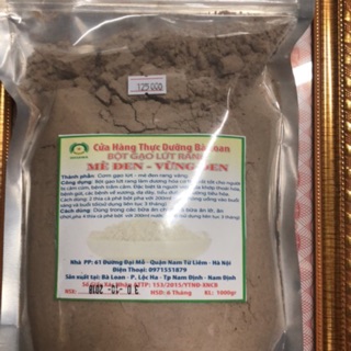 1kg Bột gạo lửa mè đen