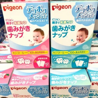 Khăn lau răng Pigeon 42 miếng cho bé
