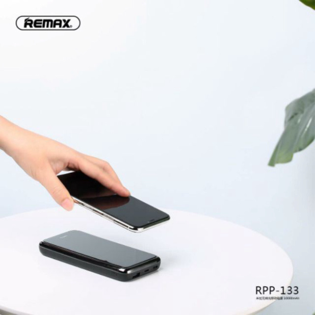 [CHÍNH HÃNG SẠC KO DÂY] Sạc dự phòng không dây Remax Rpp-133 10.000mah