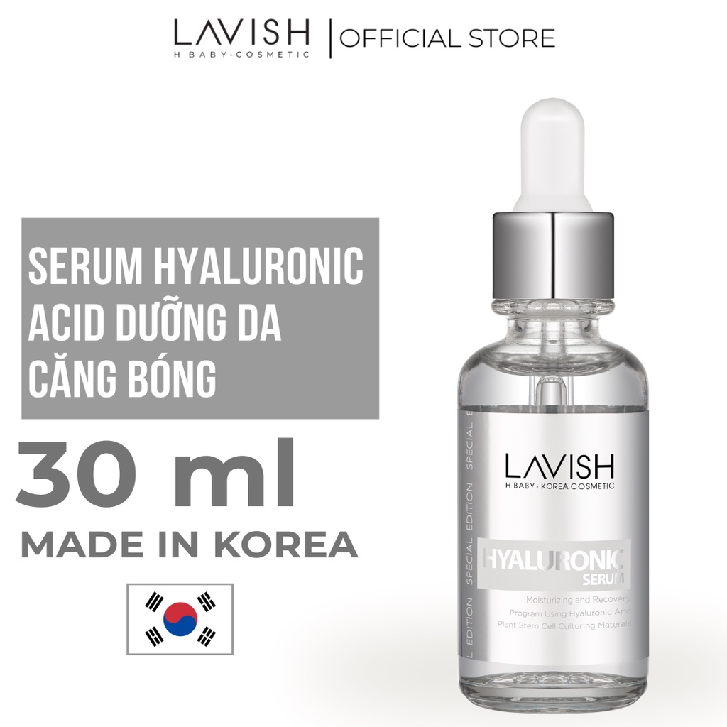 Serum Hyaluronic Acid Dưỡng da căng bóng bản Đặc Biệt LAVISH H BABY 30ml