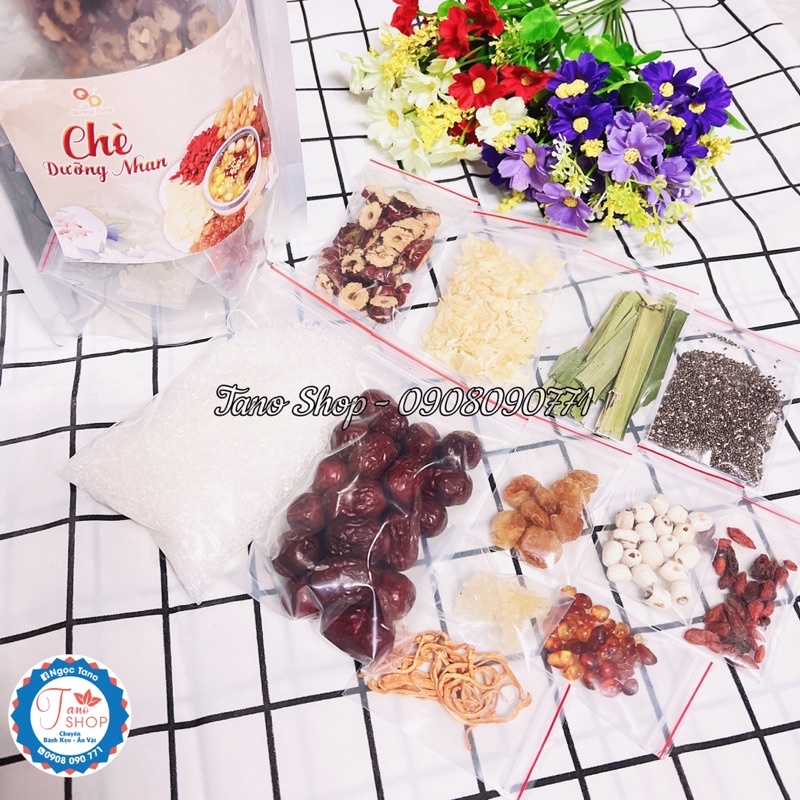 Set 12 vị nấu chè dưỡng nhan tuyết yến - 400g