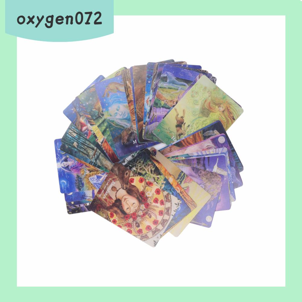🍬giảm giá🍬Oxygen072 36Pcs Goddess Dream Cards Various Patterns Smoother Edges Portable Tarot Set for Parties Office
